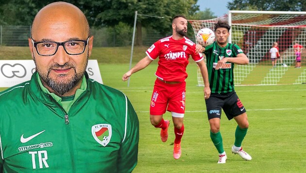 Neo-Wels-Coach Yahyan Genc sitzt gegen Wallern erstmals auf der Bank (Bild: Krone KREATIV, FC Wels)