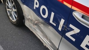 Der 43-Jährige rammte auch einige Polizeiautos.  (Bild: Polizei Vorarlberg)