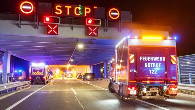 Unfall im Tunnel (Symboldbild) (Bild: Bernd Hofmeister)
