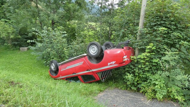 Der Eigentümer des Wagens gab an, dass das Auto gestohlen worden war - was nicht den Tatsachen entsprach. (Bild: Polizei Vorarlberg)