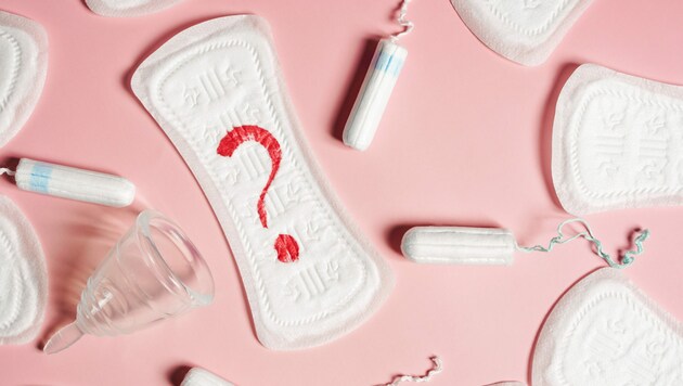 Binden, Tampons, Menstruationstassen und Co. - die Auswahl ist groß, aber welcher Hygieneartikel ist eigentlich am günstigsten? (Bild: Evgeniya Sheydt - stock.adobe.com)