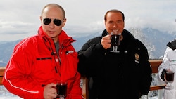 Putin und Berlusconi: Best friends forever? (Bild: AFP/Novosty Photo Pool)