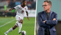 Valentino Lazaro (li.) und Ralf Rangnick (Bild: AP, GEPA)