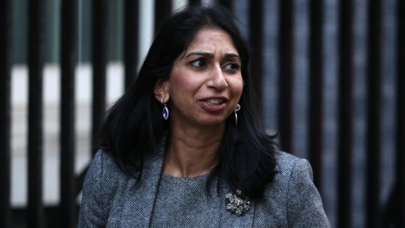 Die bisherige Innenministerin Suella Braverman (Bild: AFP)