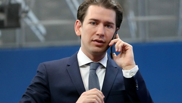 Sebastian Kurz nahm das Telefongespräch mit Thomas Schmid im Oktober 2021 auf. (Bild: AFP)