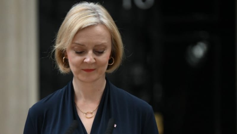 Die ehemalige britische Premierministerin Liz Truss (Bild: AFP)