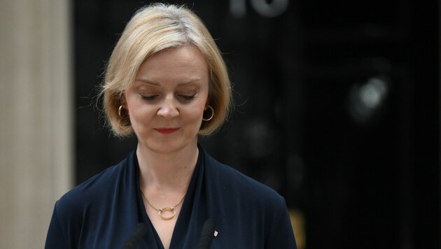 Die ehemalige britische Premierministerin Liz Truss (Bild: AFP)
