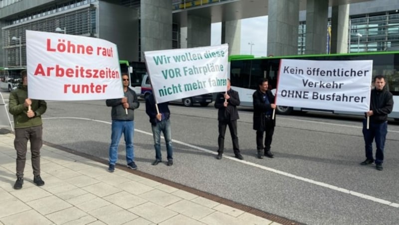 Mit Plakaten machte die Firma Zuklin auf Missstände aufmerksam. (Bild: Thomas Werth)