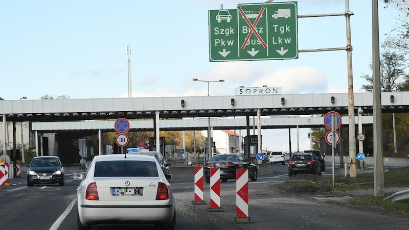 Die ungarische Autobahn M85 soll bis zur Grenze bei Klingenbach gehen. (Bild: P. Huber)