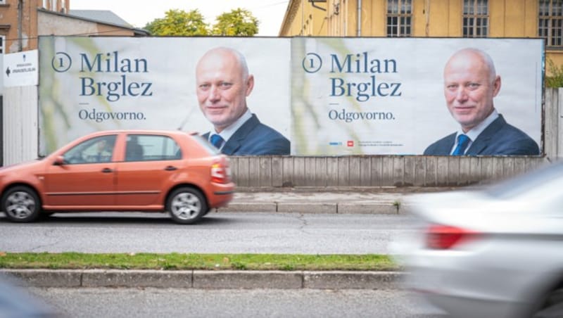 Milan Brglez hatte die Unterstützung des Premierministers, schnitt aber schlecht ab. (Bild: APA/AFP/Jure Makovec)