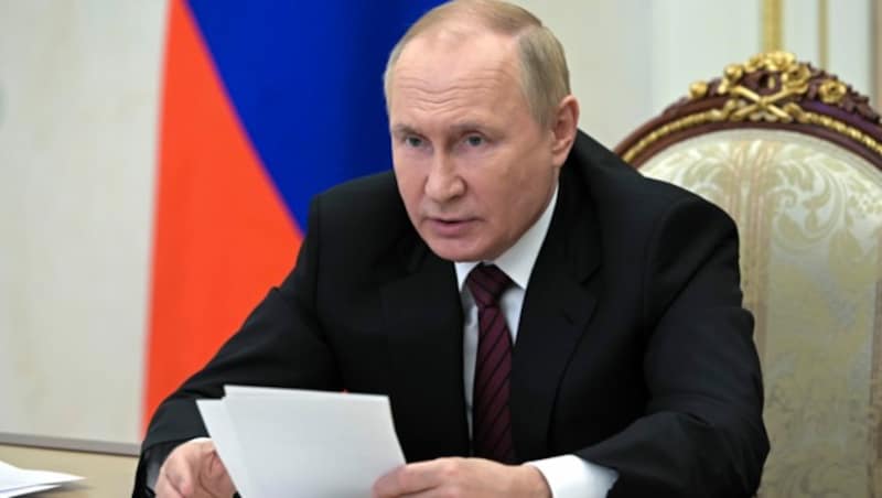 Russlands Präsident Wladimir Putin (Bild: AP)