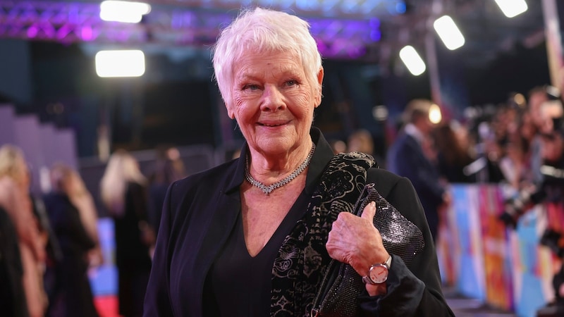 Judi Dench am 9. Oktober 2022 bei der Premiere des Films „Allelujah“ beim London Film Festival (Bild: Vianney Le Caer / AP / picturedesk.com)