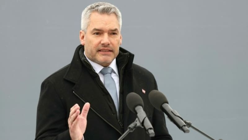 Bundeskanzler Karl Nehammer (ÖVP) (Bild: APA/FLORIAN WIESER)