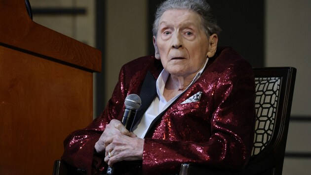 Jerry Lee Lewis im Mai in der Country Music Hall of Fame in Nashville (Bild: APA/Getty Images via AFP/GETTY IMAGES/Jason Kempin)