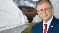 BBU-Leiter Andreas Achrainer nimmt die Länder in die Pflicht: „Es bräuchte keine Zelte.“ (Bild: Krone KREATIV,APA/HELMUT FOHRINGER Christof Birbaumer)