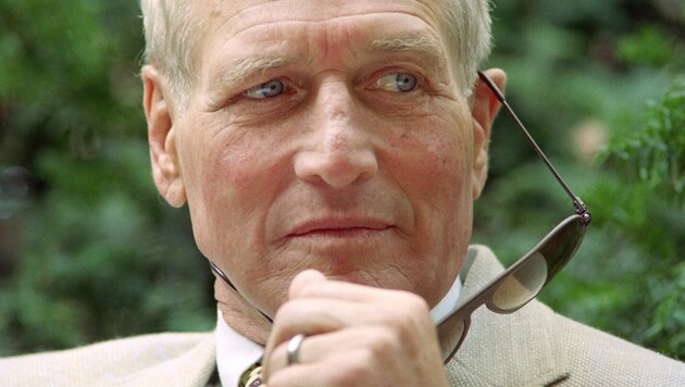 Schauspieler Paul Newman auf einem Foto aus dem Jahr 1989 (Bild: AFP )