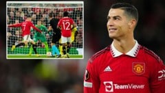 Manchester Uniteds Cristiano Ronaldo (Bild: AP, krone.at-grafik)