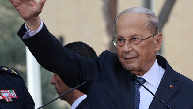 Michel Aoun (Bild: APA/AFP/ANWAR AMRO)