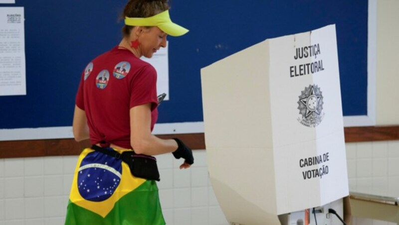 In Brasilien wird sehr oft bereits mit Wahlcomputer gewählt. (Bild: AP)