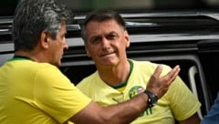 Brasiliens Ex-Präsident Jair Bolsonaro (Bild: AFP)