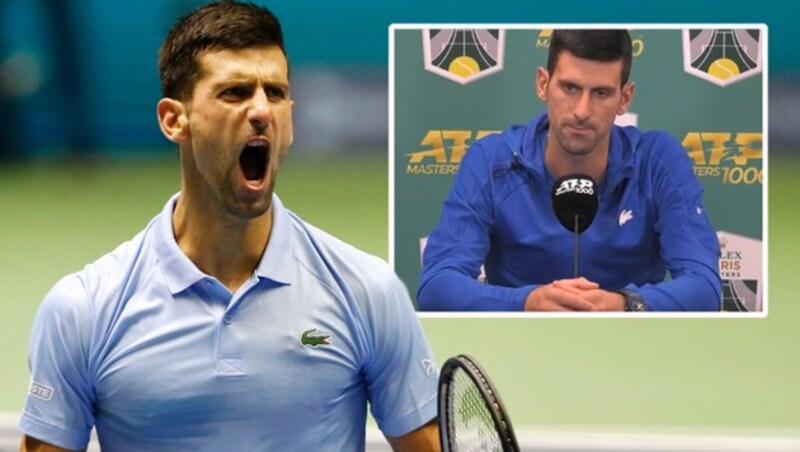 Novak Djokovic (Bild: AP, glomex, krone.at-grafik)