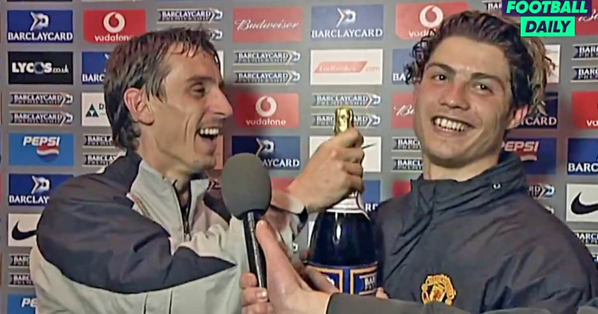 How times change – Ronaldo and Neville: it started out so romantic