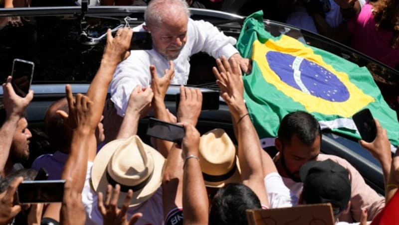 Luiz Inacio Lula da Silva konnte die Stichwahl knapp für sich entscheiden. (Bild: AP)