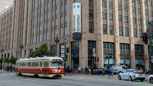 Musk lässt bei Twitter keinen Stein auf dem anderen: Im Hauptquartier in San Francisco geht die Angst um. (Bild: AFP)