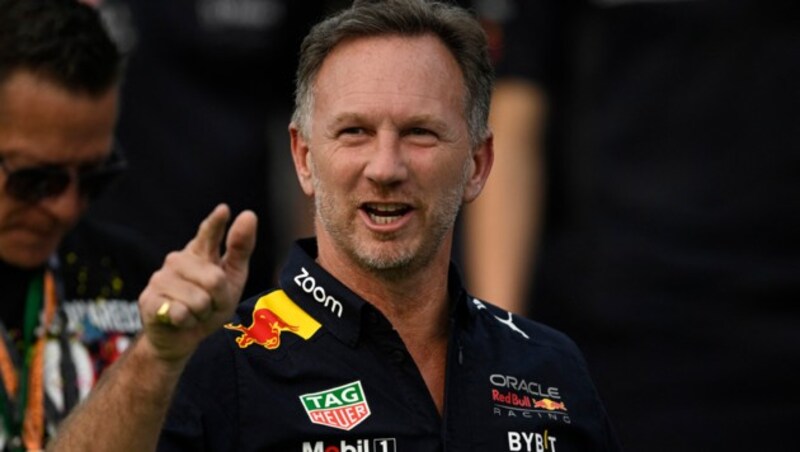 Red-Bull-Teamchef Christian Horner (Bild: AFP or licensors)