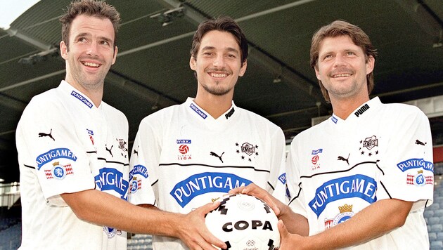 Mario Haas, Ivica Vastic und Hannes Reinmayr