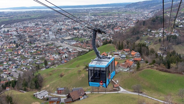 Karrenseilbahn und Bergrestaurant bleiben während der Revision geschlossen. (Bild: Juergen Kostelac Dornbirner SeilbahnGmbH)