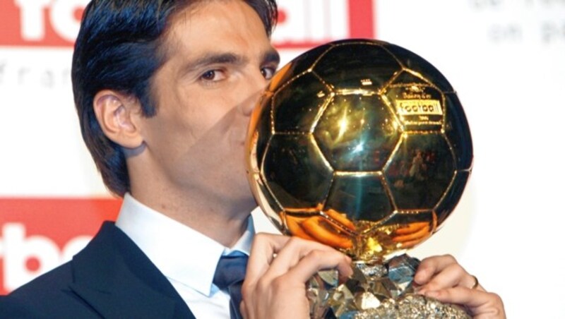 2007 wurde Kaka mit dem Ballon d’Or als Weltfußballer geehrt. (Bild: AP)