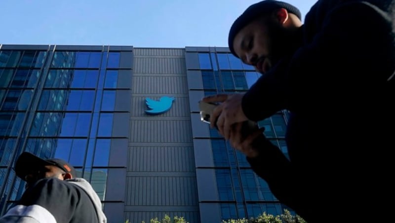 Das Hauptquartier von Twitter (Bild: AP)