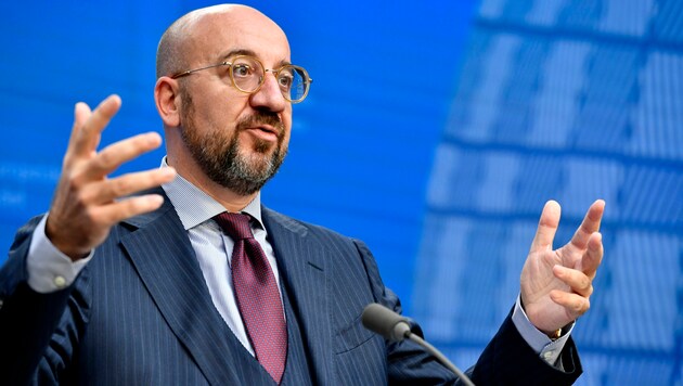 EU-Ratspräsident Charles Michel (Bild: AP)