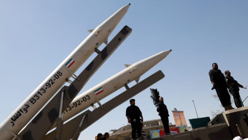 Zolfaghar-Raketen in Teheran (Archivbild) (Bild: AFP)