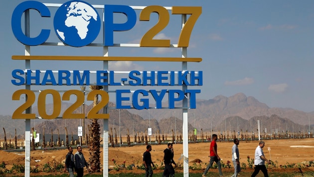 Die Weltklimakonferenz COP 27 in Ägypten hat begonnen (Bild: ASSOCIATED PRESS)