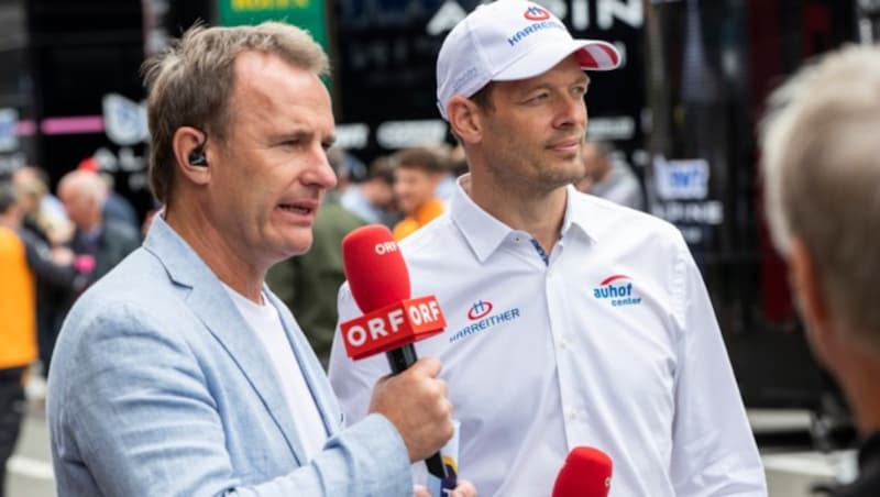 Kongeniales Formel-1-Duo: Ernst Hausleitner (li.) und Alexander Wurz (Bild: GEPA )