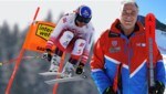 El presidente de esquí de Salzburgo, Gensbichler (derecha), es optimista sobre la Copa del Mundo de 2025. (Imagen: AP/Giovanni Auletta)