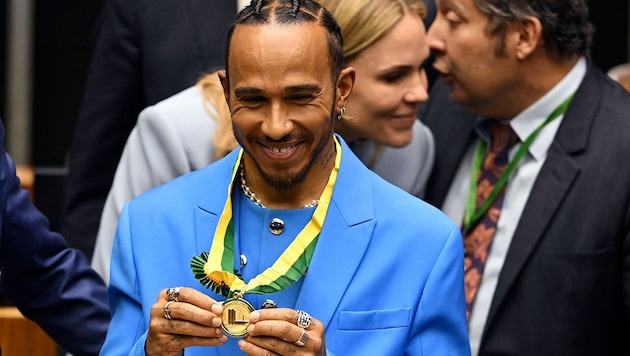 Lewis Hamilton (Bild: APA/AFP/EVARISTO SA)
