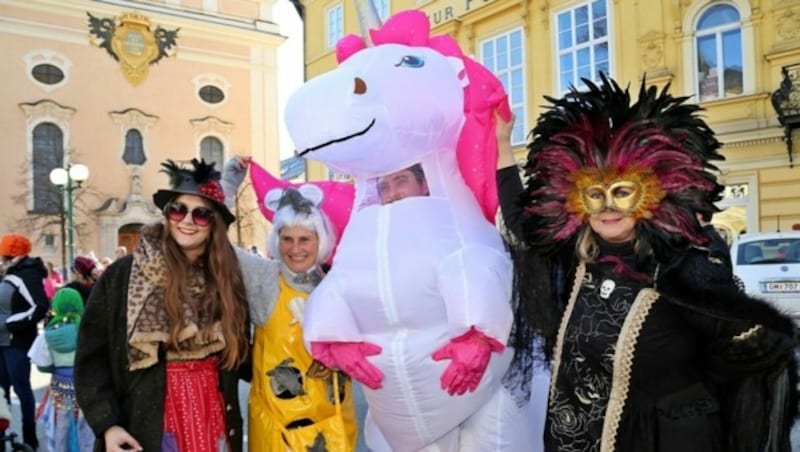 Die Zeit der Umzüge wird nach dem Faschingsauftakt erst rund um Rosenmontag und Faschingsdienstag ihren Höhepunkt haben. (Bild: Marion Hörmandinger)