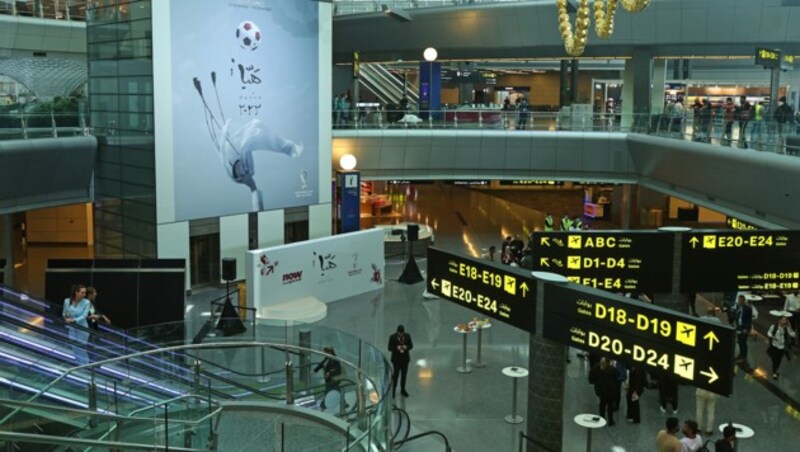 Hamad International Airport in Doha (Bild: AFP)