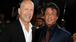 Bruce Willis und Sylvester Stallone posierten 2010 gemeinsam für die Fotografen. (Bild: 2010 Getty Images)