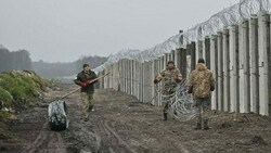Die Ukraine baut eine Betonwand und Sperranlagen entlang der mehr als 1000 Kilometer langen Grenze zum russischen Verbündeten Weißrussland. (Bild: The Presidential Office of Ukraine)