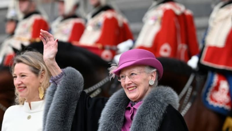 Königin Margrethe ließ sich in Kopenhagen von den Dänen feiern. (Bild: www.viennareport.at)