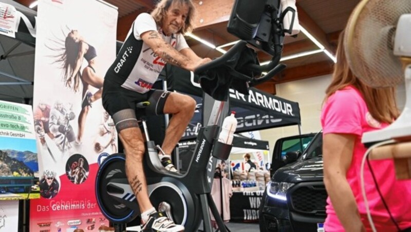 Achim Heukemes radelte 511 Kilometer für den guten Zweck. (Bild: f. pessentheiner)