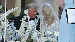 Tiffany Trump sagte in Mar-a-Lago Ja - Papa Donald führte seine Tochter zum Altar. (Bild: www.photopress.at)