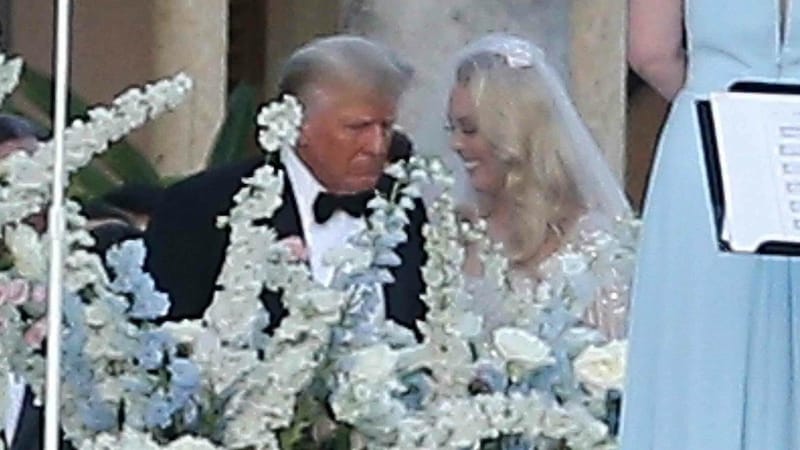 Tiffany Trump said yes in Mar-a-Lago - dad Donald walked his daughter down the aisle. (Bild: www.photopress.at)