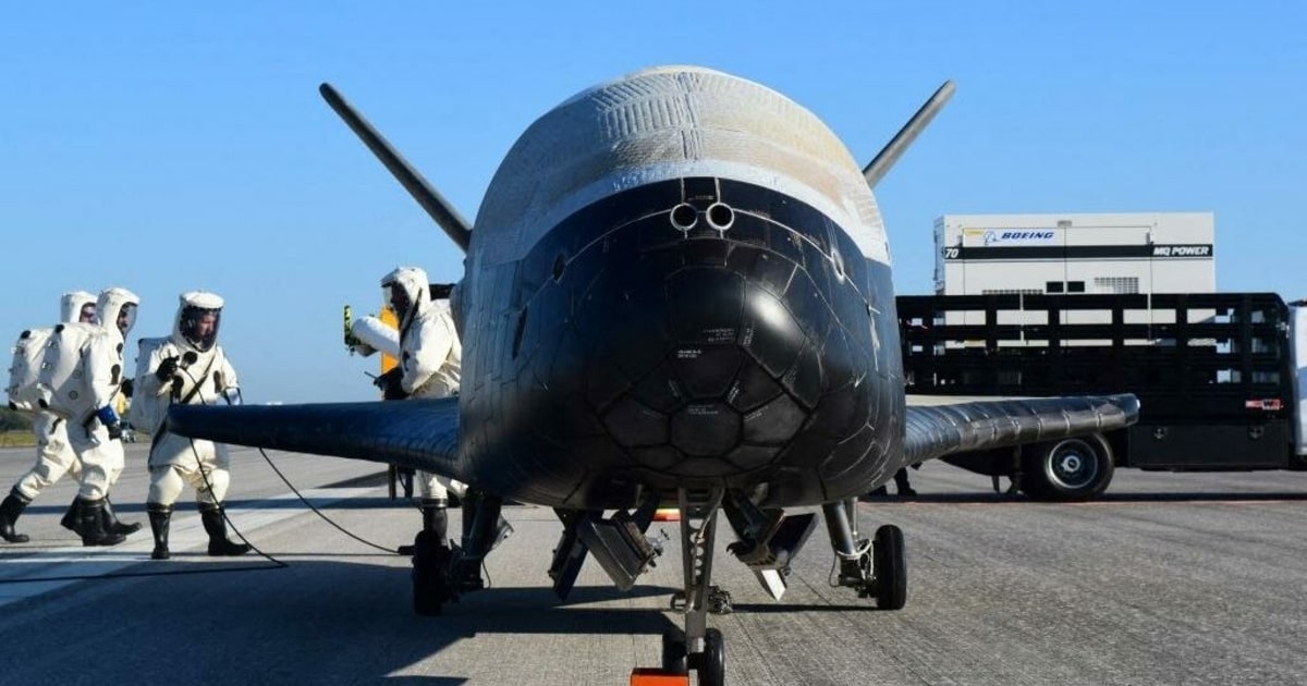 X 37b Drone Landed After 908 Days In Space Today Times Live