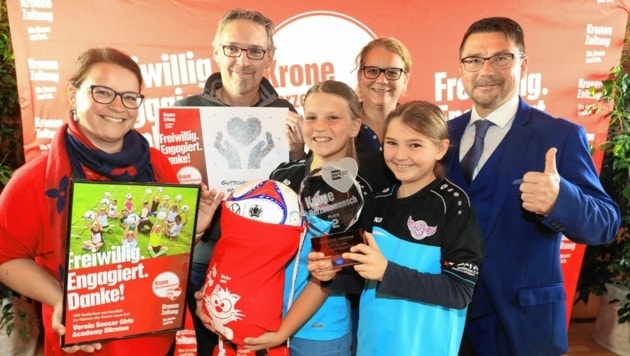 2do lugar: La Soccer Girl Academy invirtió los vales ganados en nuevos accesorios de entrenamiento para que las jóvenes puedan jugar al fútbol.  (Imagen: Rojsek-Wiedergut Uta)