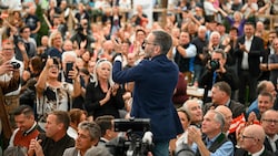 Wahlauftakt Walter Rosenkranz Bundespräsidentenwahl Welser Messe Bierzelt FPÖ Am Bild: Herbert Kickl Foto: Markus Wenzel (Bild: Markus Wenzel)